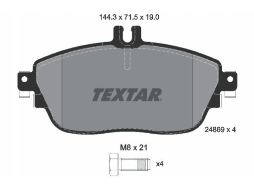 Klocek Hamulcowy Kpl. 2486901