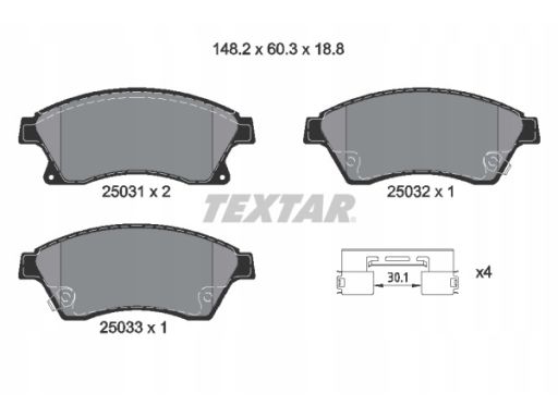 Klocek Hamulcowy Kpl. 2503101