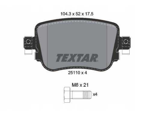 Klocek Hamulcowy Kpl. 2511001