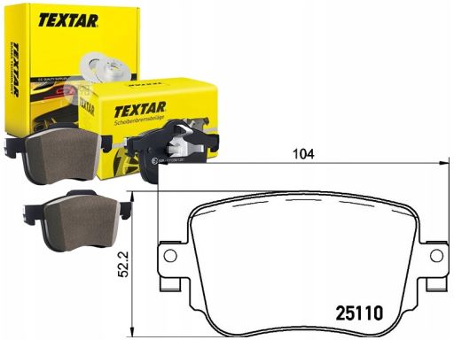 Klocek Hamulcowy Kpl. 2511001