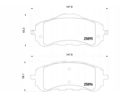 Klocek Hamulcowy Kpl. 2589501