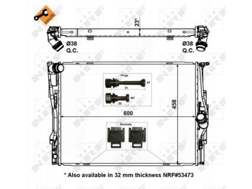 Chłodnica Silnika 56129