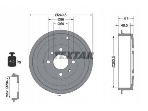Bęben Hamulcowy 94019900