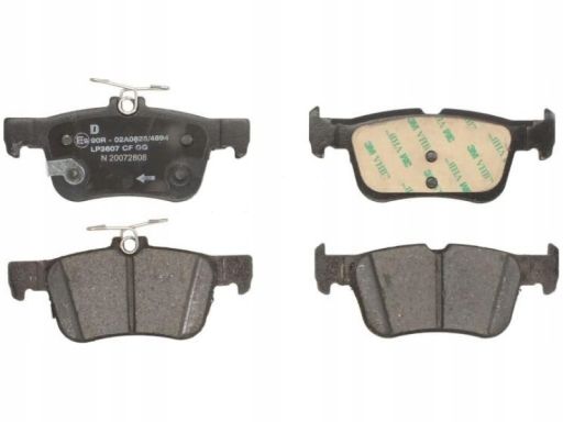 Klocek Hamulcowy Kpl. Lp3607