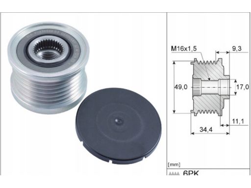 Sprzęgło Jednokierunkowe Alternatora 535 0075 10