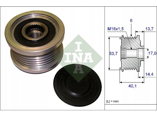 Sprzęgło Jednokierunkowe Alternatora 535 0202 10