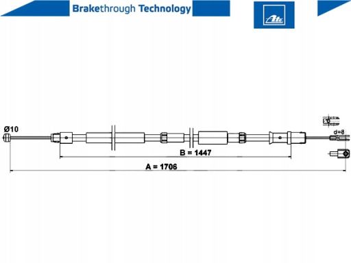 Linka Hamulca Postojowego 24.3727-0473.2