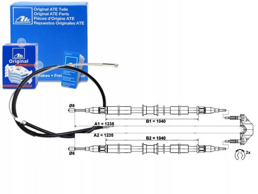 Linka Hamulca Postojowego 24.3727-0761.2
