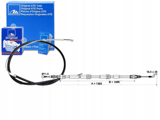 Linka Hamulca Postojowego 24.3727-0184.2