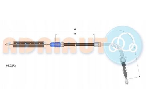 Linka Hamulca Postojowego 05.0272