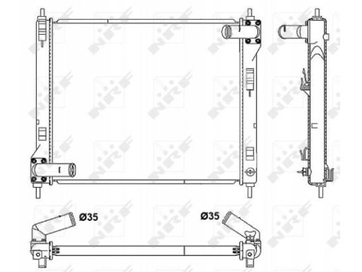 Chłodnica Silnika 53061