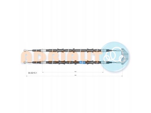 Linka Hamulca Postojowego 33.0215.1