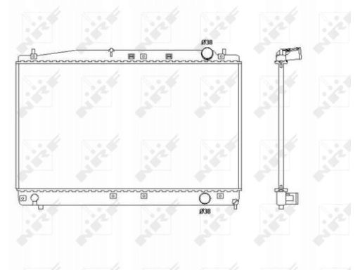 Chłodnica Silnika 53466