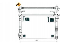 Chłodnica Silnika 53808