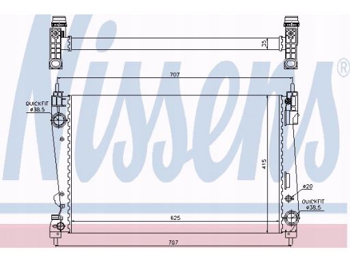 Chłodnica Silnika 61916