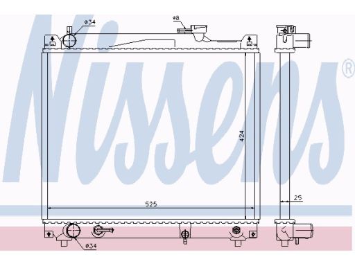 Chłodnica Silnika 64159