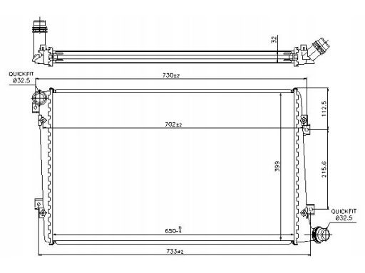 Chłodnica Silnika 65292