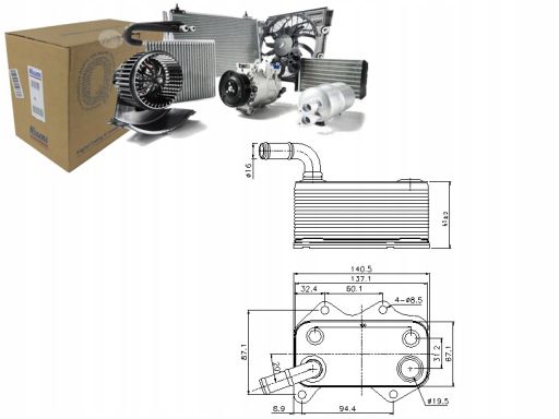 Chłodnica Oleju 90660