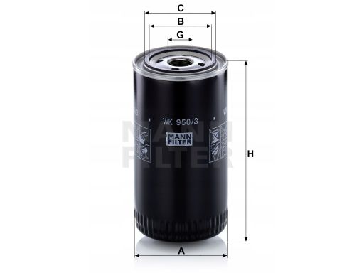Filtr Paliwa Wk 950/3