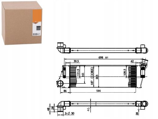 Chłodnica Powietrza Doładowującego 30899