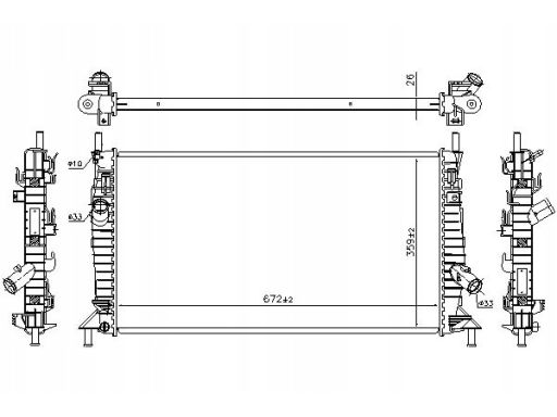 Chłodnica Silnika 62017A