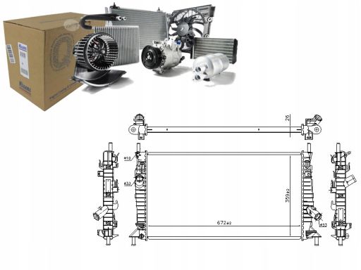 Chłodnica Silnika 62017A