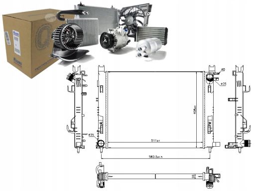 Chłodnica Silnika 637624