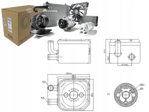 Chłodnica Oleju 90654