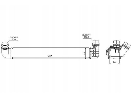 Chłodnica Powietrza Doładowującego 96569