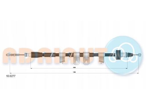 Linka Hamulca Postojowego 10.0277