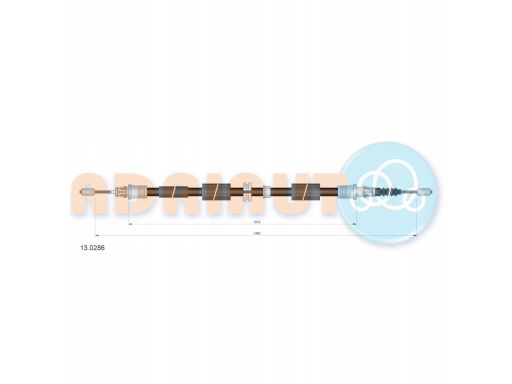 Linka Hamulca Postojowego 13.0286