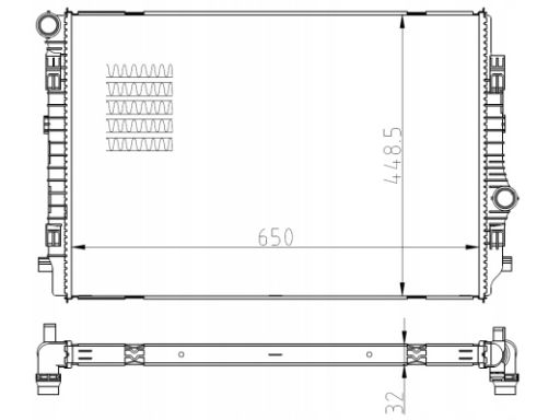 Chłodnica Silnika 550081