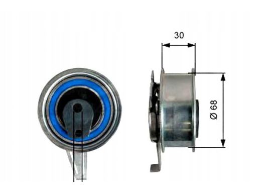 Rolka Napinająca Paska Rozrządu T43245