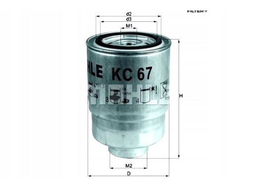 Filtr Paliwa Kc 67