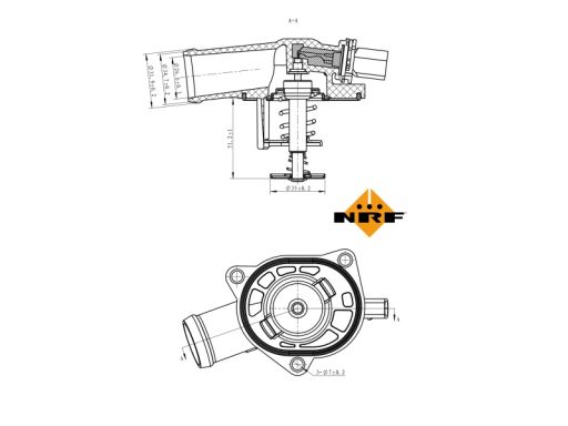 Termostat Środka Chłodzącego 725130