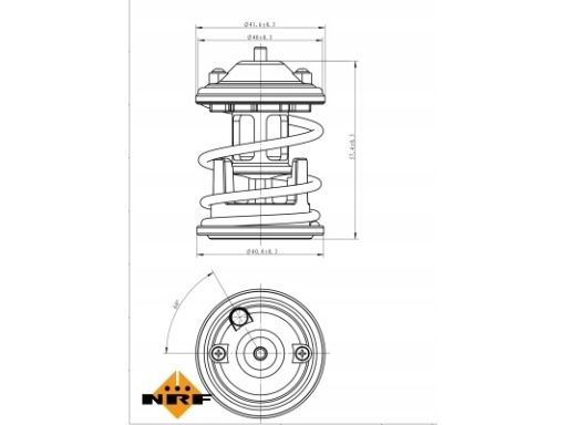 Termostat Środka Chłodzącego 725219