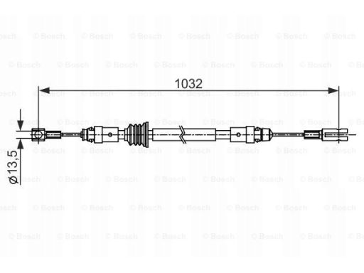 Linka Hamulca Postojowego 1 987 482 548