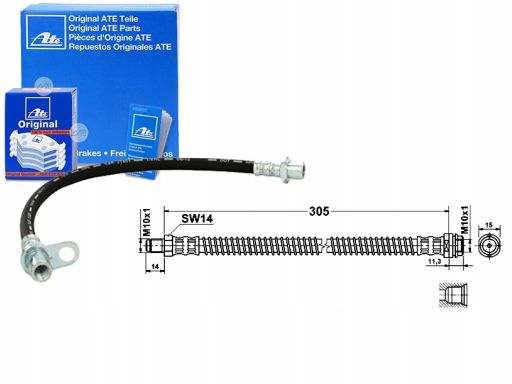 Przewód Hamulcowy Elastyczny 24.5172-0305.3