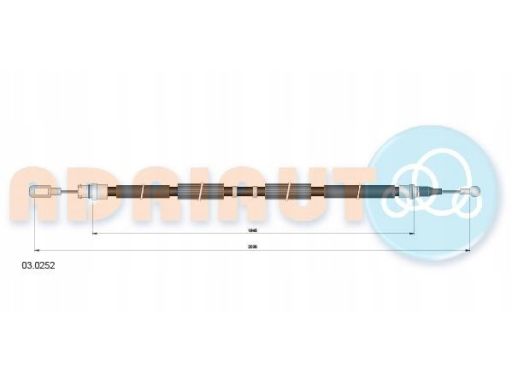 Linka Hamulca Postojowego 03.0252