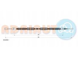 Linka Hamulca Postojowego 03.0252