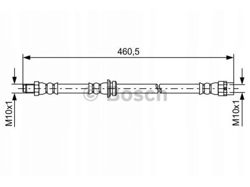 Przewód Hamulcowy Elastyczny 1 987 481 598
