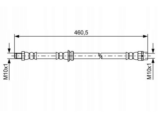 Przewód Hamulcowy Elastyczny 1 987 481 598