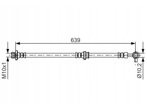 Przewód Hamulcowy Elastyczny 1 987 481 696