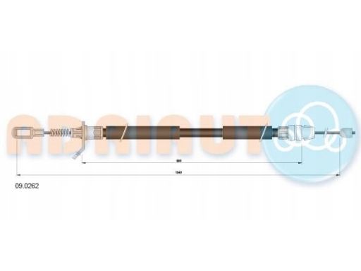 Linka Hamulca Postojowego 09.0262