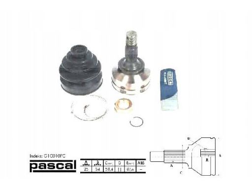 Przegub Napędowy Kpl. G1C010Pc