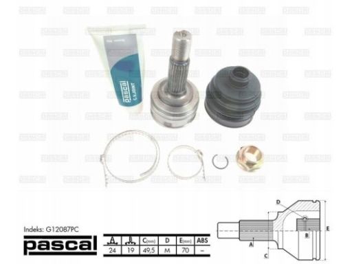 Przegub Napędowy Kpl. G12087Pc