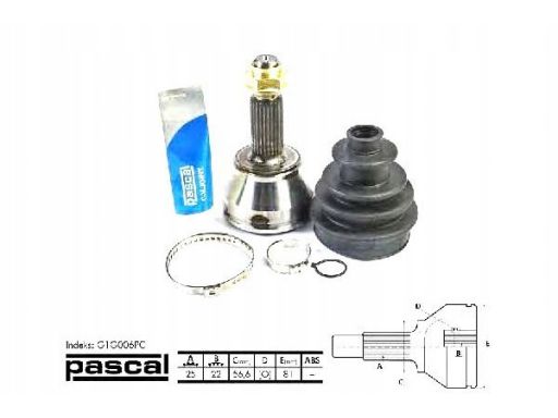 Przegub Napędowy Kpl. G1G006Pc