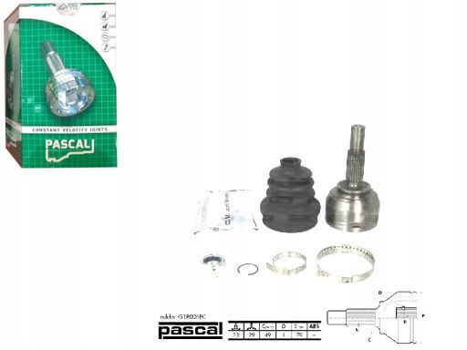 Przegub Napędowy Kpl. G1R026Pc