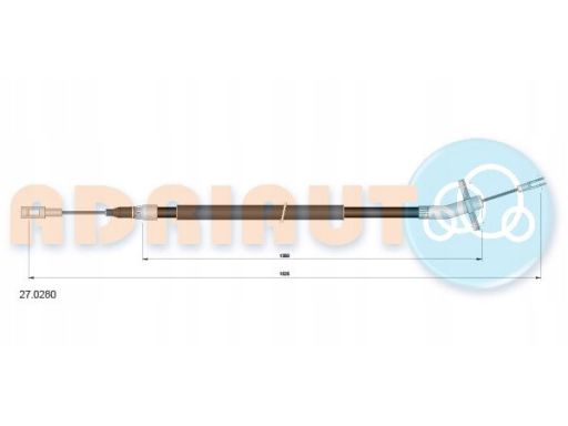 Linka Hamulca Postojowego 27.0280