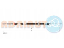 Linka Hamulca Postojowego 33.0261